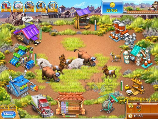 Компьютерная игра веселая ферма