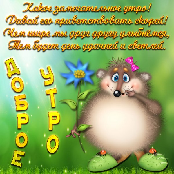 Пикольныеоткрытки с добрым утром