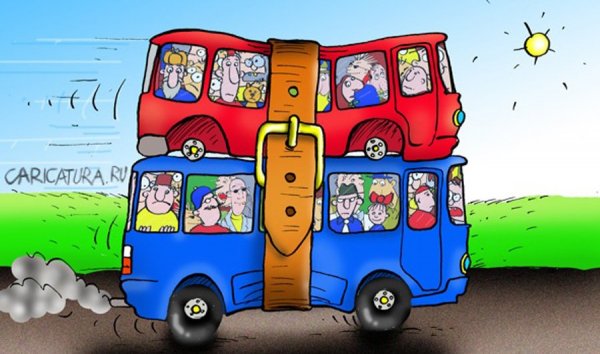 Автобус карикатура