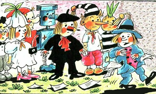 Чиполлино Незнайка клуб веселых человечков