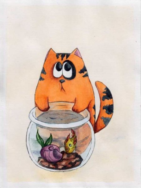 Смешные мультяшные коты