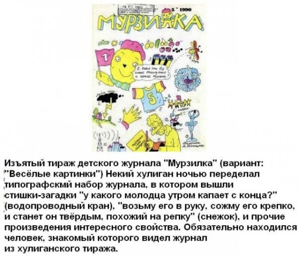Мурзилка персонаж детского журнала