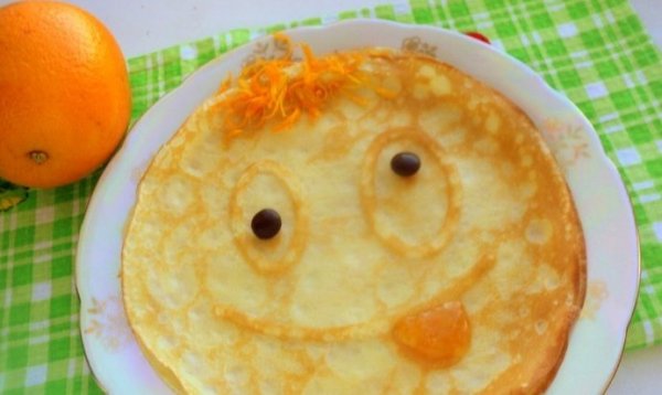 Солнце из блинов