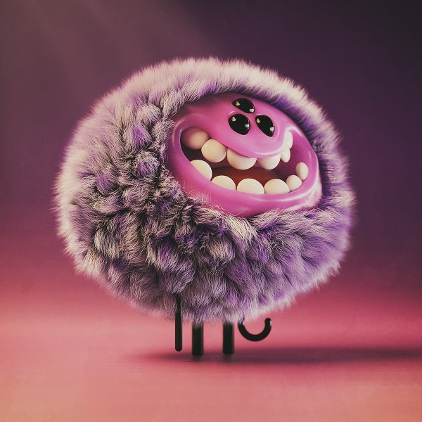 Смешной монстрик