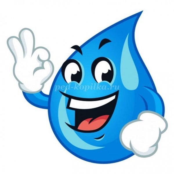 Веселая капля воды