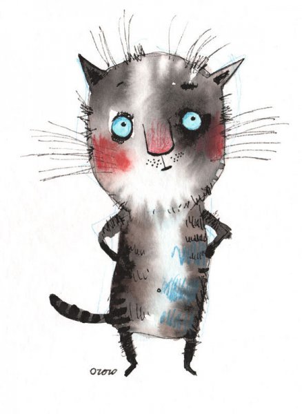 Maria van Bruggen смешные коты