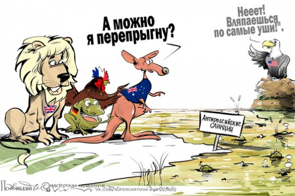 Санкции карикатура