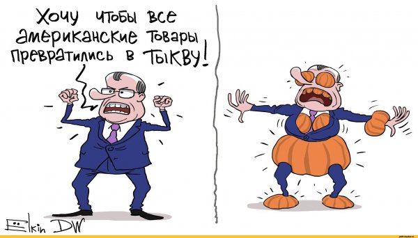 Санкции карикатуры Елкина