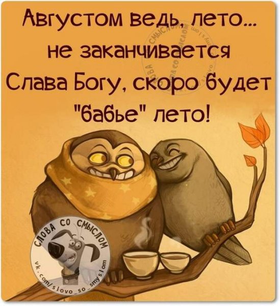 Цитаты про август
