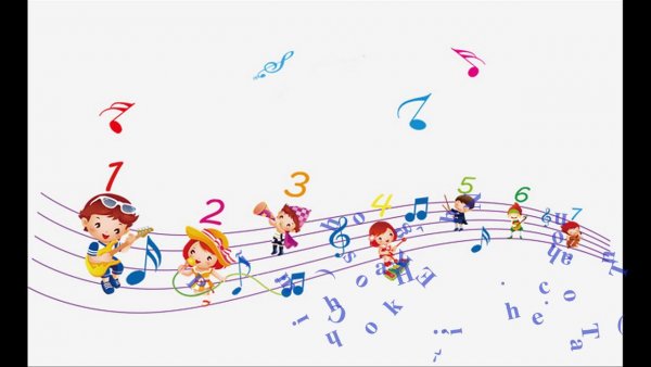 Веселые нотки для детей