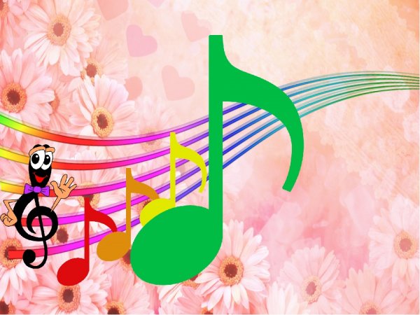 Веселые нотки для детей