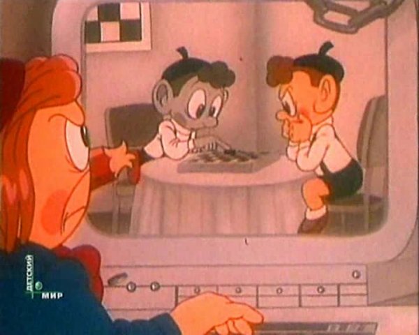 Фантазия в стиле ретро мультфильм