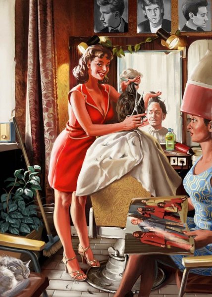 Советский пин ап Валерия Барыкина