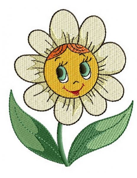 Цветочки с личиками