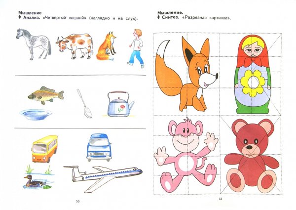 Методика развития мышления у детей 4-5