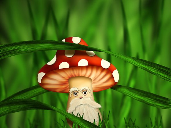 Сказочный гриб мухомор