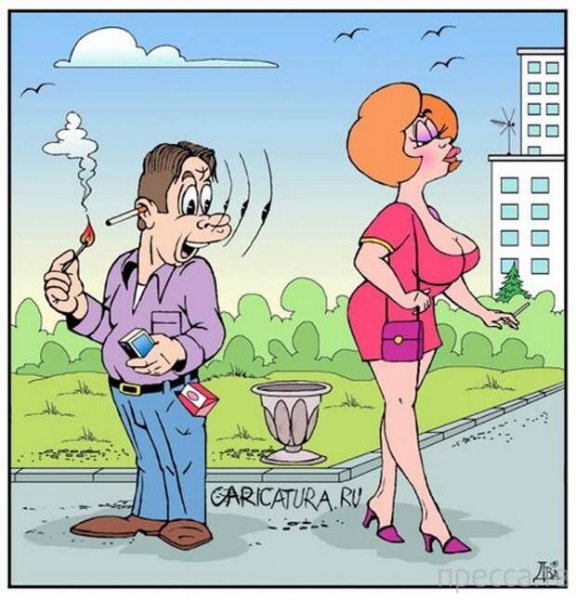 Юмористическая карикатура