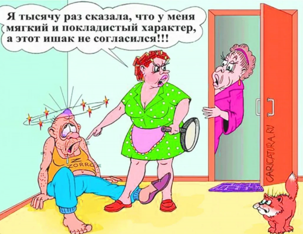 Карикатуры на семейную жизнь