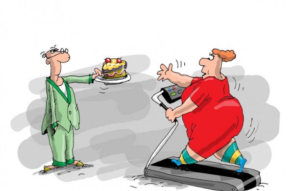 Диета карикатура