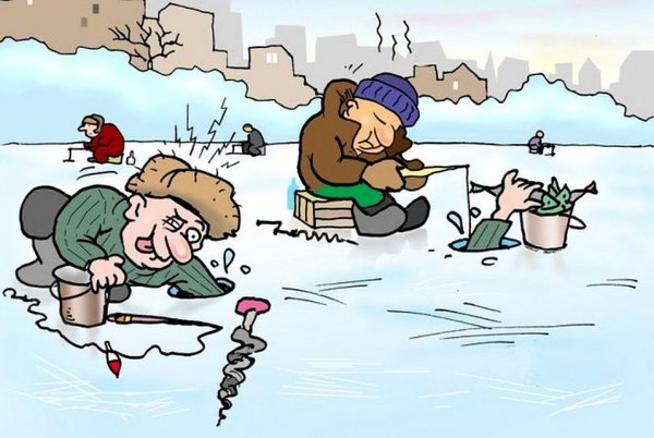 Рыбалка карикатуры