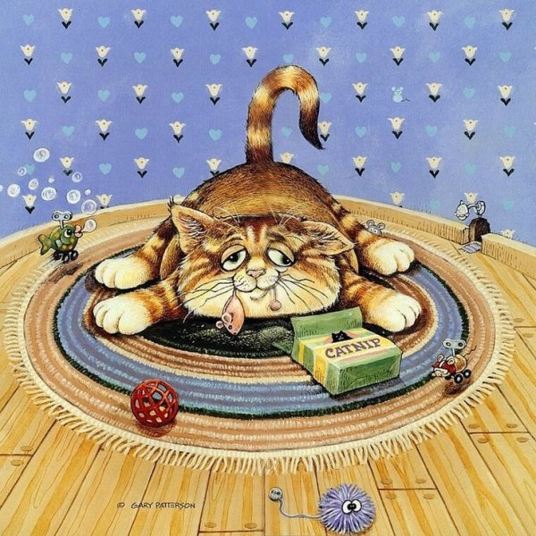 Забавные коты - художник Gary Patterson