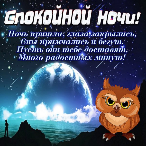 Прикольные пожелания спокойной ночи