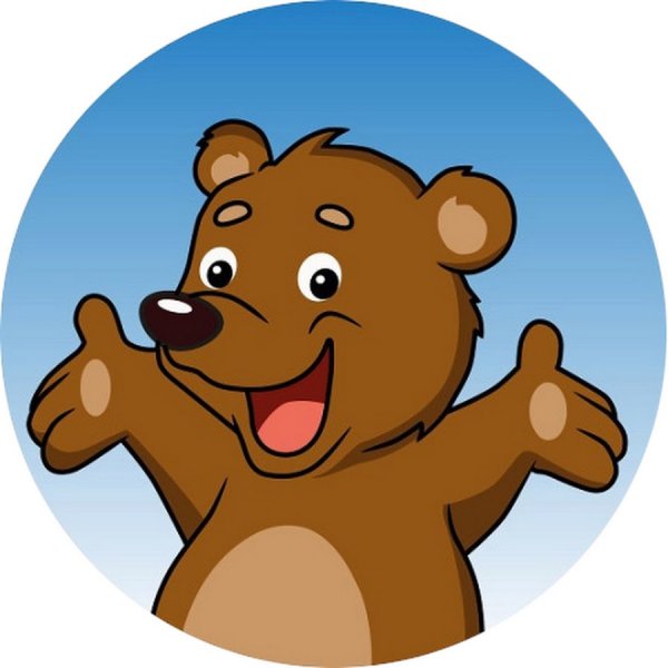 Медвежонок улыбается