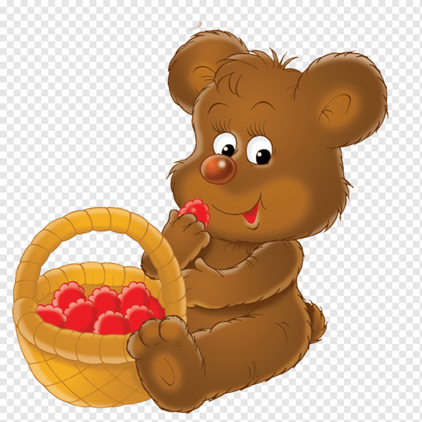 Мишка с корзинкой
