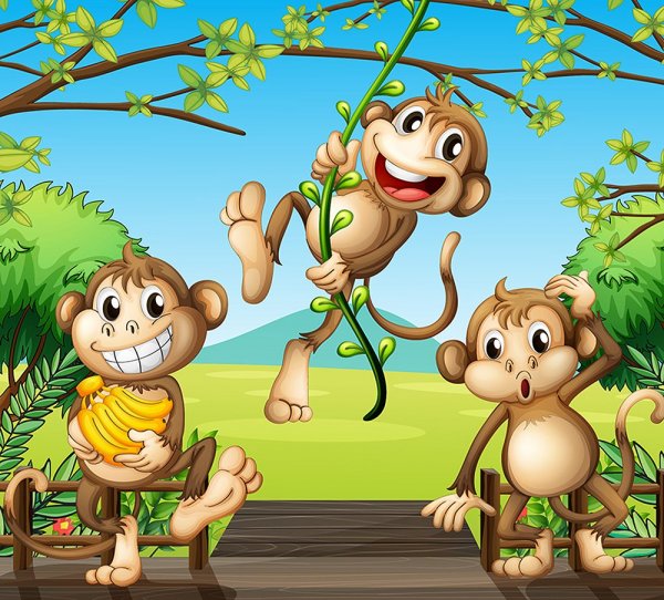 Веселые обезьянки картинки (43 фото)