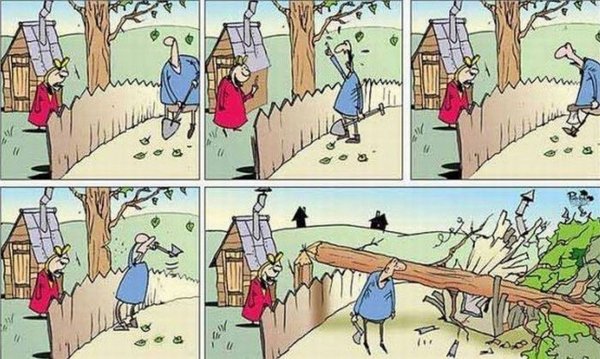 Смешные карикатуры про дачу