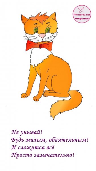 Открытка «поддержка»