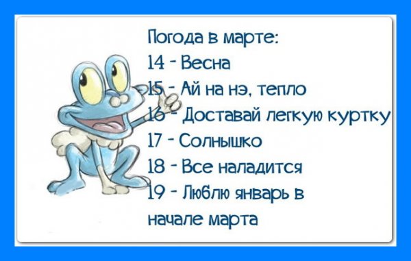 Анекдоты про весну