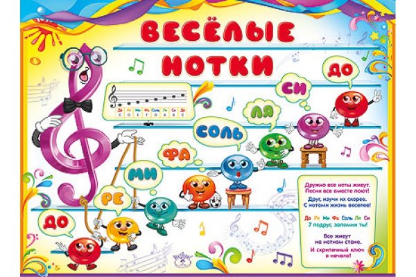 Красивые цветные нотки