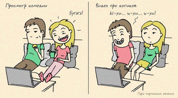 Комиксы про отношения