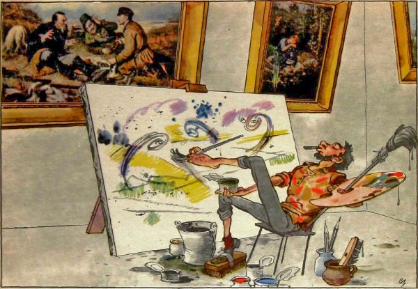 Карикатуры советских художников