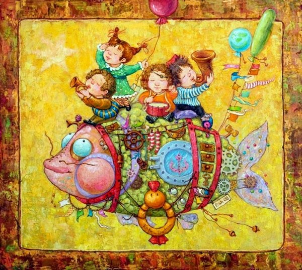 Забавные детские иллюстрации