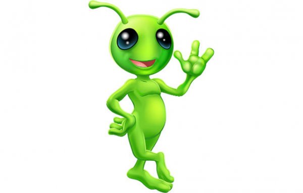 Зеленый человечек картинка. Инопланетянин улыбается. Инопланетянин с рожками. Зеленые человечки. Инопланетяне мультяшный улыбается.