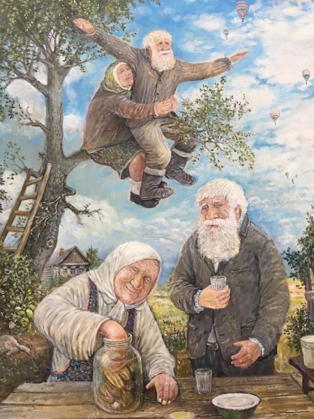 Художник Леонид Баранов. Цикл " русская деревня".