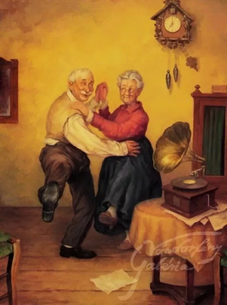 Картина счастливая старость