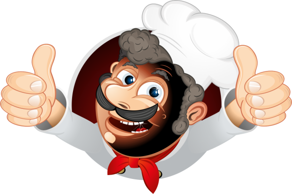 Повар с шашлыком