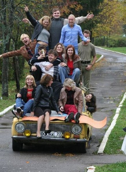 Друзья в машине