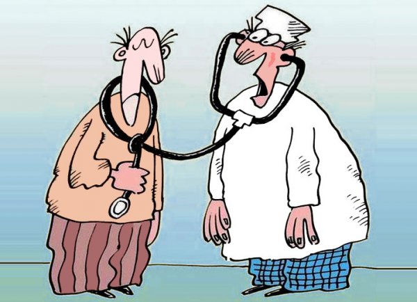 Врач и пациент карикатура