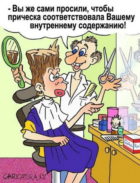 Приколы про парикмахеров