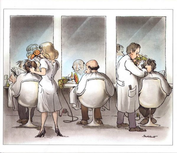 Смешной парикмахер