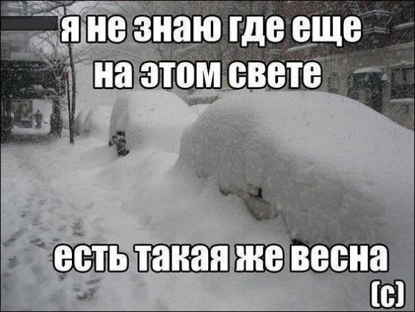 Снег в марте приколы