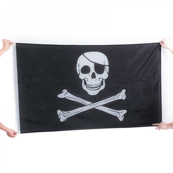 Jolly Roger большой флаг 150 см