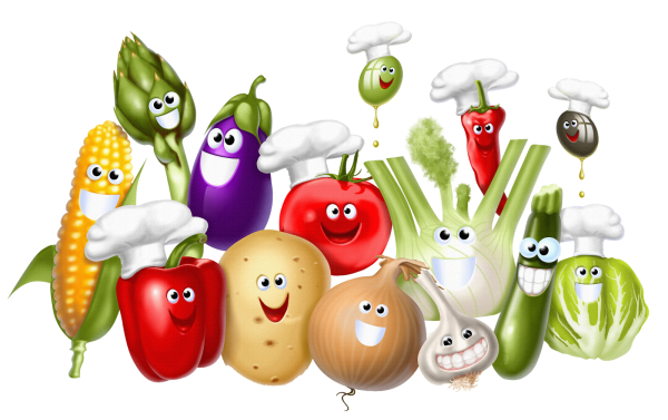 Овощи с глазками для детей