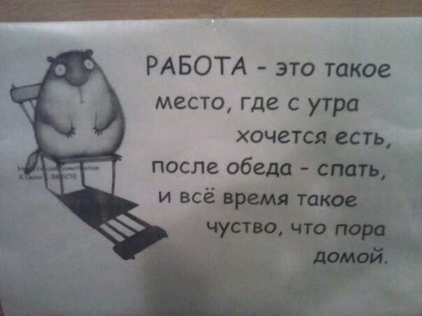 Стихи про работу прикольные