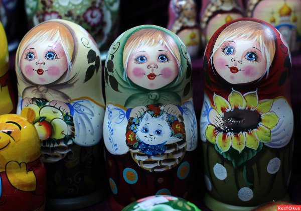 Очень красивые матрешки