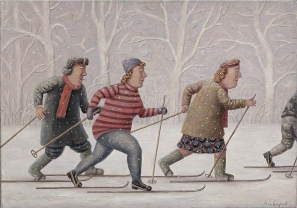 Любаров лыжники